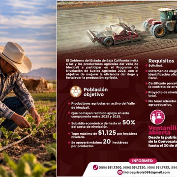 Invitan a productores del campo a registrarse en programas de apoyo para 2026