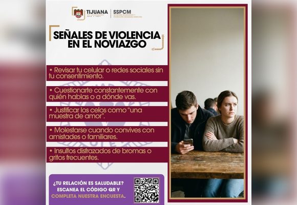 Advierten sobre señales de violencia en el noviazgo y llama a detectarlas a tiempo