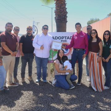 CTM adopta camellón en Tecate y se suma al mejoramiento urbano