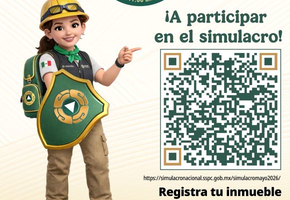 Protección Civil convoca a simulacro nacional 2026