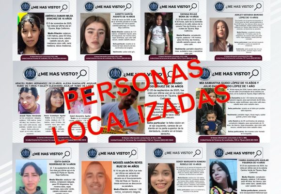 Localizan a 14 desaparecidos en Tijuana y Rosarito