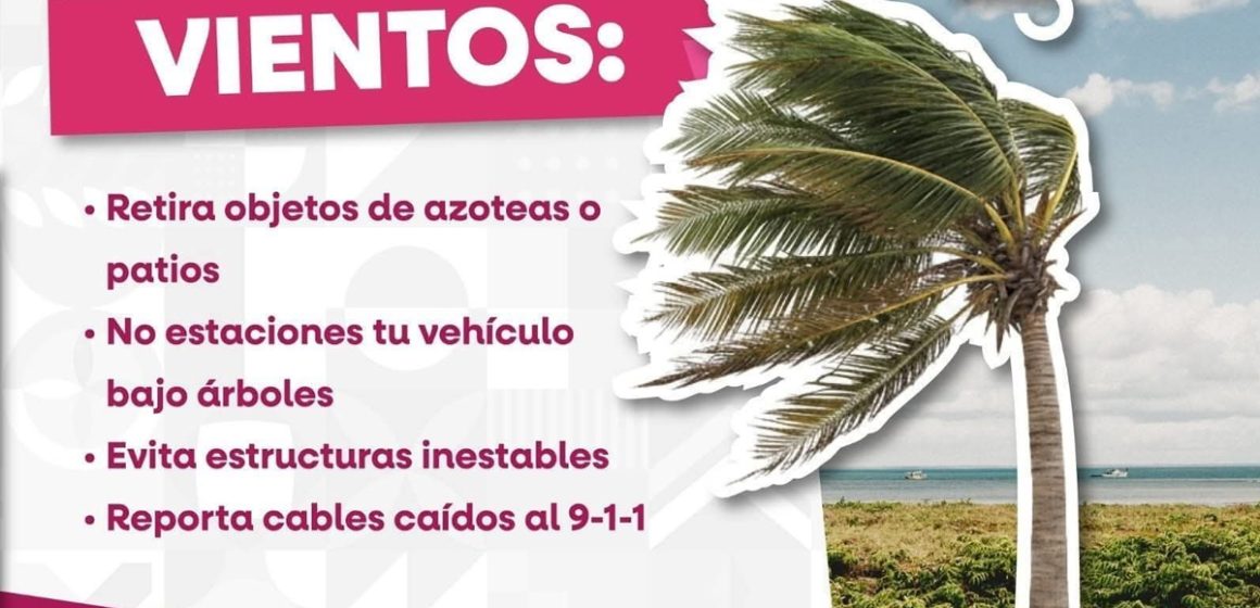 Vientos fuertes afectarán Baja California esta semana