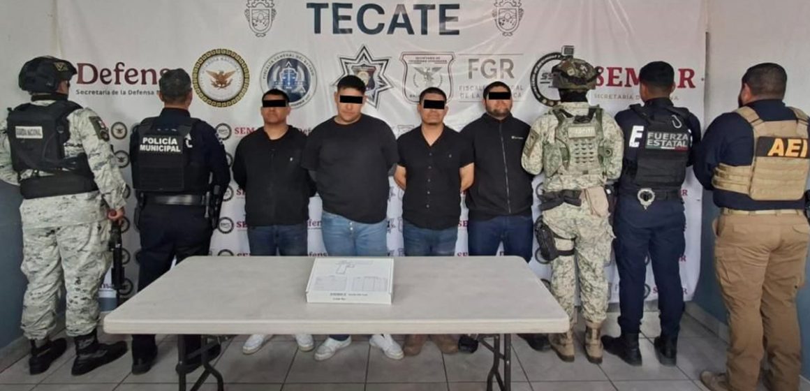 Aseguran a cuatro tras ataque armado en Zona Río de Tecate