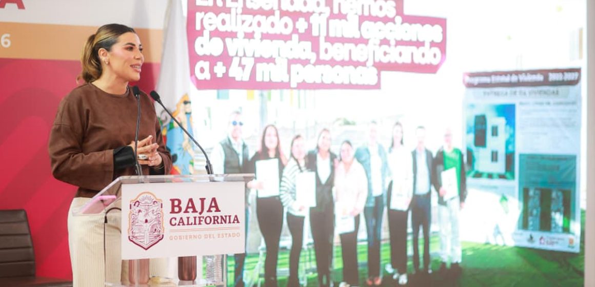 Gobierno estatal rebasa meta de 100 mil acciones de vivienda en Baja California