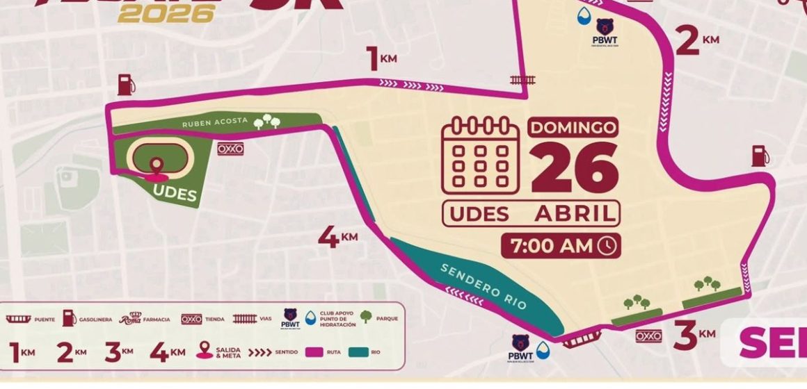 Cierres parciales por carrera 5K en Tecate este domingo