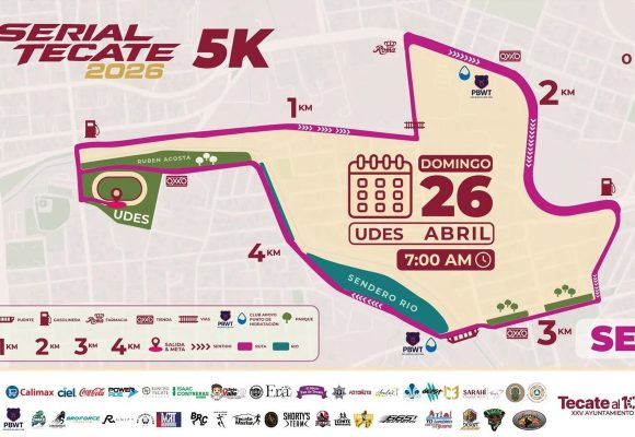 Cierres parciales por carrera 5K en Tecate este domingo