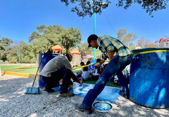 Parques de Tecate mejoran accesibilidad con nuevas rampas y adecuaciones