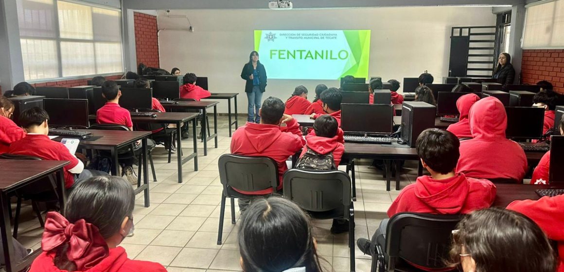 Refuerza Gobierno de Tecate prevención contra el fentanilo en escuelas rurales