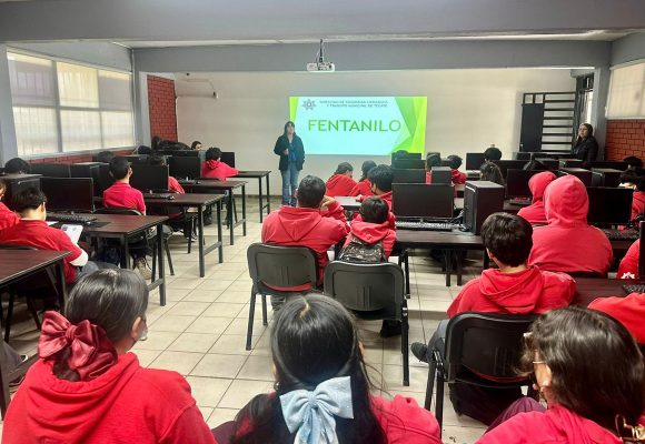 Refuerza Gobierno de Tecate prevención contra el fentanilo en escuelas rurales