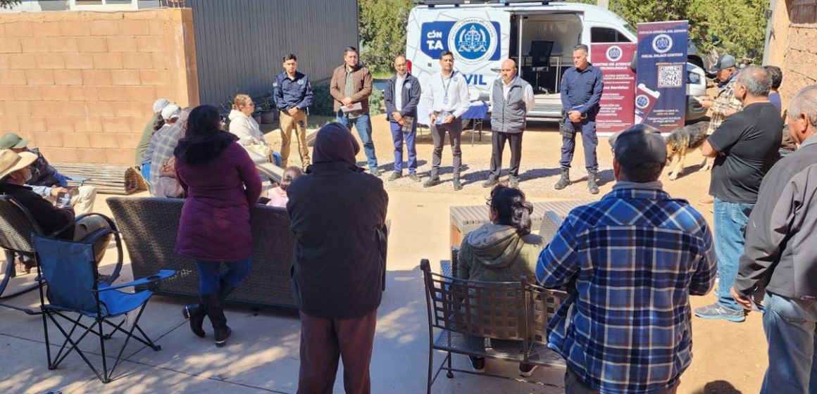 Fiscalía lleva servicios y atención ciudadana a Valle del Pedregal en Tecate