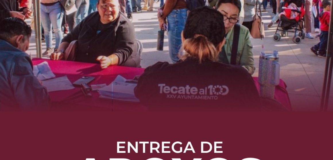 Gobierno de Tecate realizará jornada de apoyos para familias y espacios comunitarios