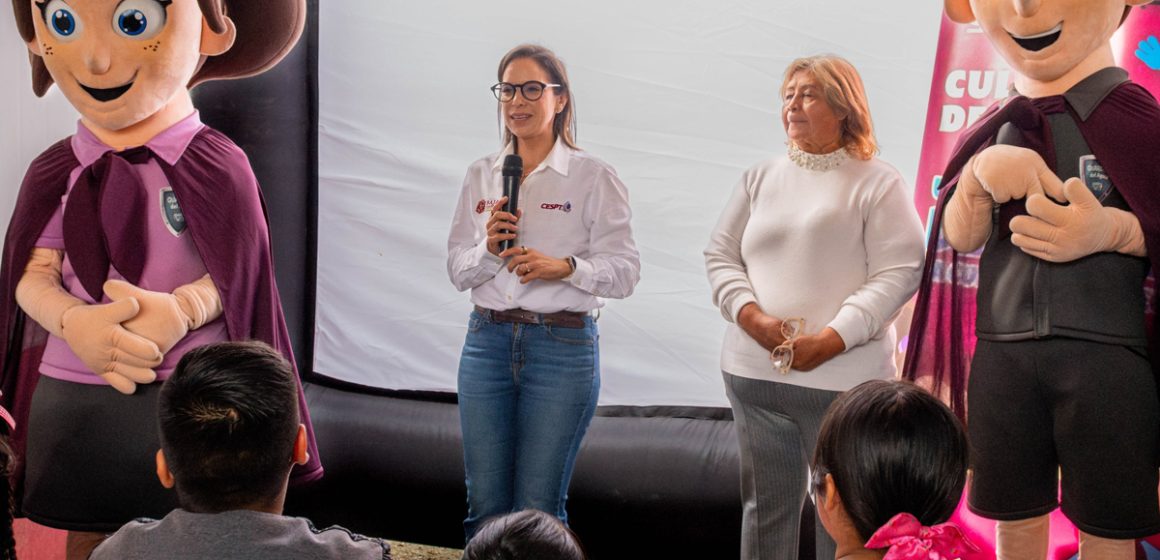 CESPT lleva pláticas sobre cuidado del agua a niñas y niños de Villas del Campo