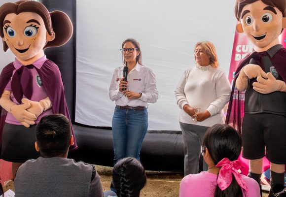 CESPT lleva pláticas sobre cuidado del agua a niñas y niños de Villas del Campo