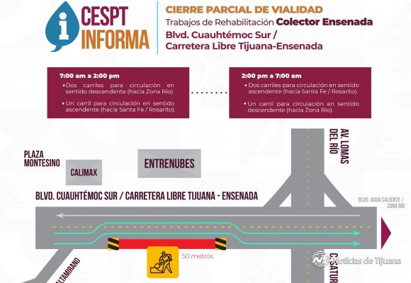 Rehabilitarán colector en bulevar Cuauhtémoc Sur