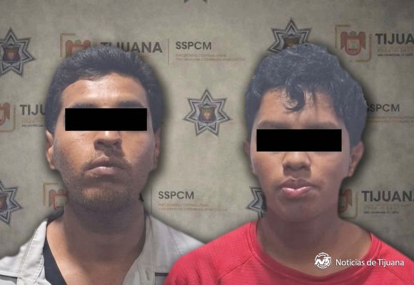 Aseguran armas largas y detienen a dos