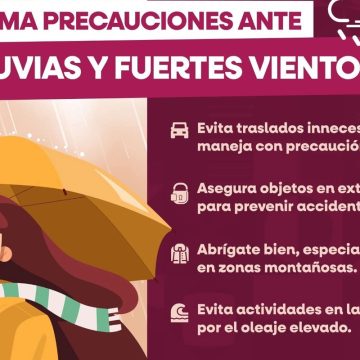 Lluvias y vientos afectarán Baja California este fin de semana