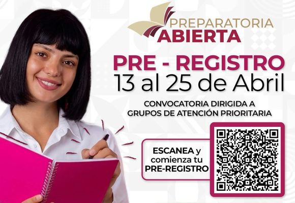 Abren inscripciones para la Preparatoria Abierta