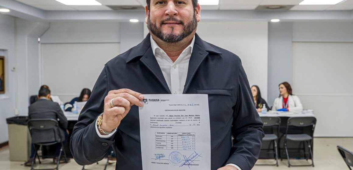 Cumple Burgueño con examen toxicológico