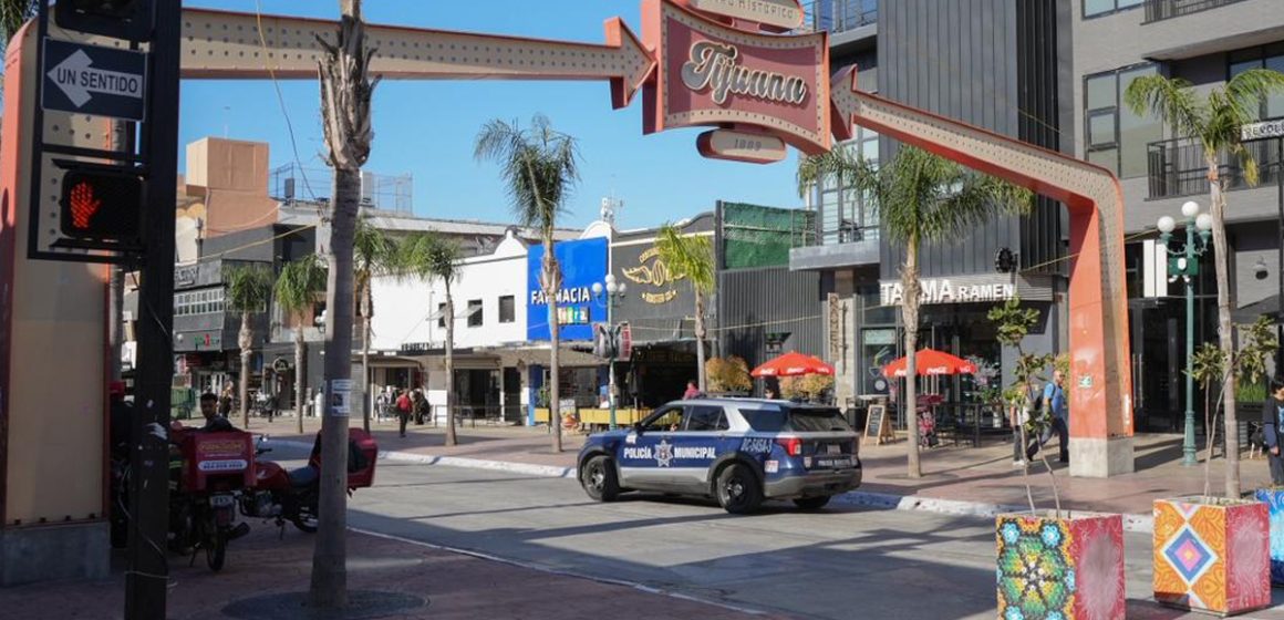 Policía Municipal refuerza recorridos preventivos en el Centro de Tijuana