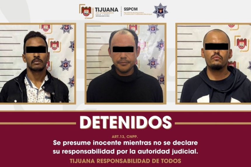 Detienen a tres hombres tras riña; los vinculan a droga y posible homicidio