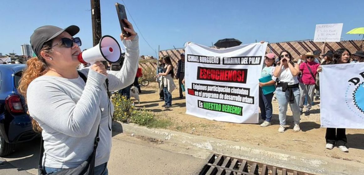 En defensa de Cañada Azteca, residentes de Playas se manifiestan