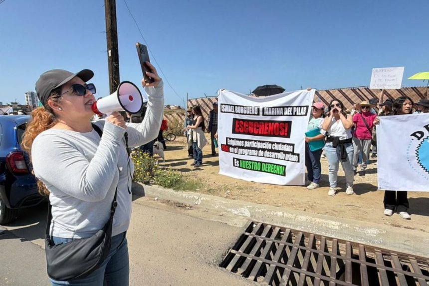 En defensa de Cañada Azteca, residentes de Playas se manifiestan