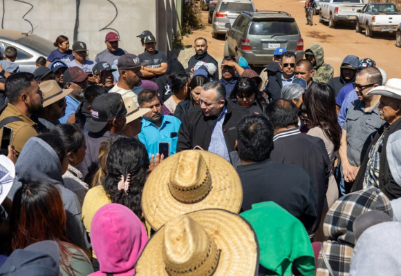 Electrificación y regulación en San Quintín, anuncia GobEdo