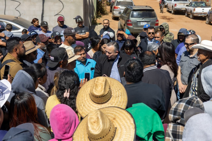 Electrificación y regulación en San Quintín, anuncia GobEdo