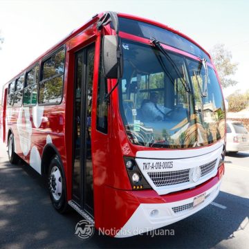 Tecate inaugura su primera ruta troncal de transporte público