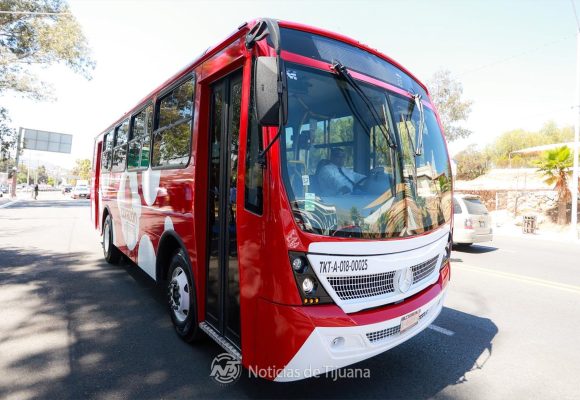 Tecate inaugura su primera ruta troncal de transporte público