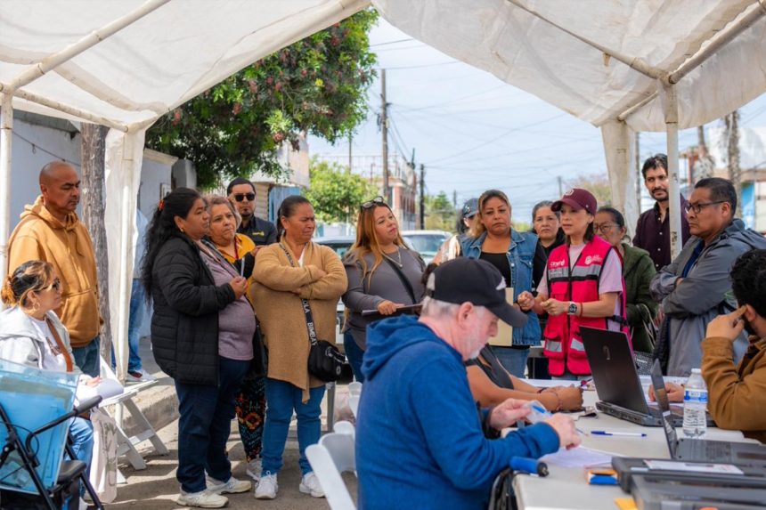 CESPT lleva atención directa a colonias de Tijuana; vecinos resuelven trámites sin salir de su comunidad