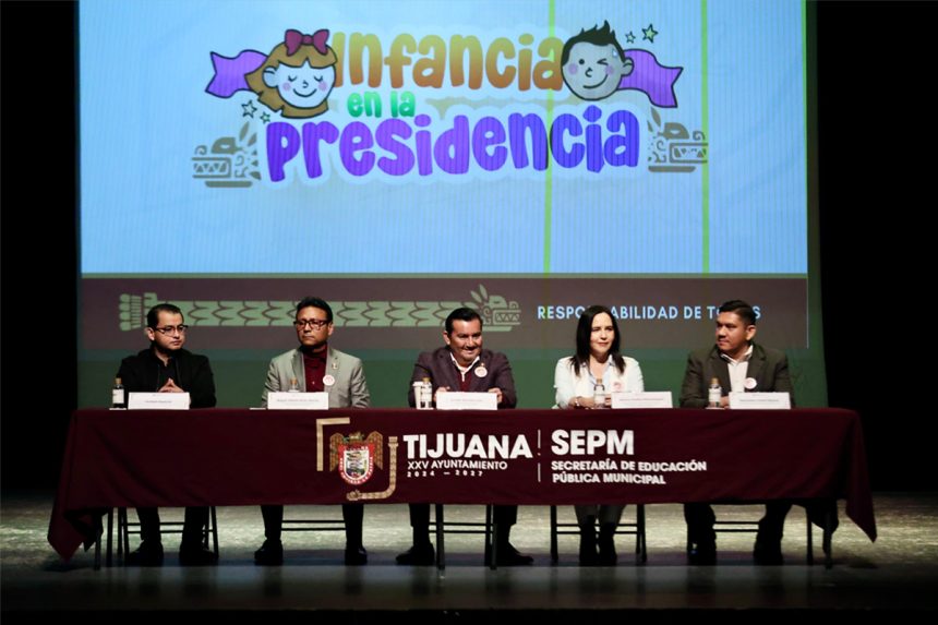Realiza Gobierno de Tijuana concurso “Infancia en la Presidencia”