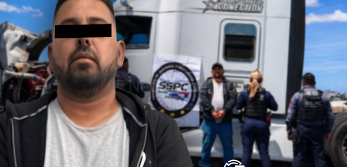 Recuperan tractocamión robado en EU en zona industrial de Tijuana