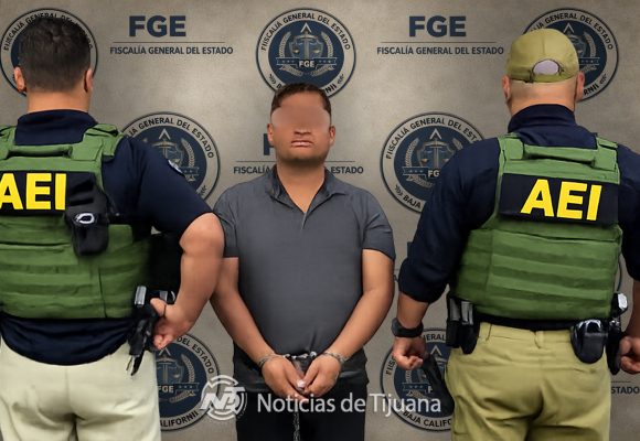 Cae cobrador de cuotas en Ensenada; lo envían a prisión preventiva