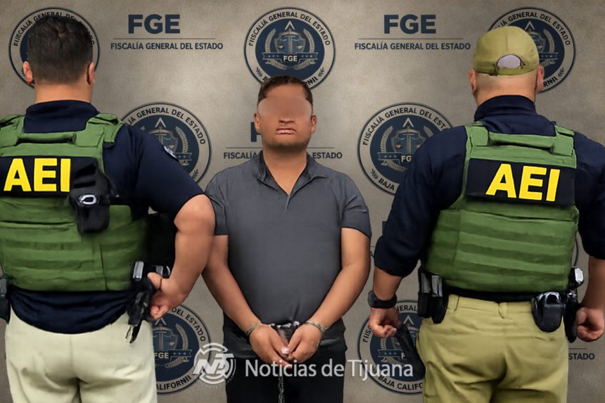 Cae cobrador de cuotas en Ensenada; lo envían a prisión preventiva