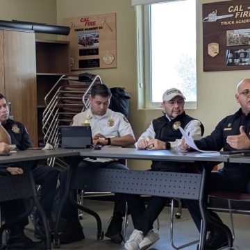 Tecate fortalece coordinación binacional para la atención de incendios forestales