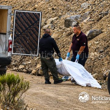 Cuerpo embolsado es localizado por municipales en Natura