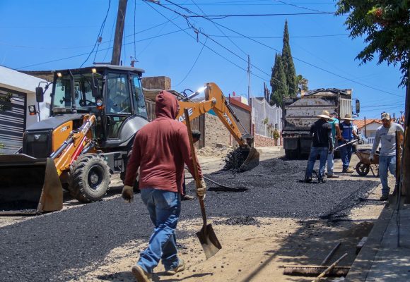 Avanza programa de bacheo con rehabilitación vial en la colonia San Fernando