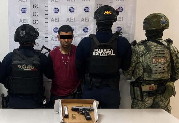 Detienen a presunto responsable de ataque armado tras operativo en Plaza Encinos 2