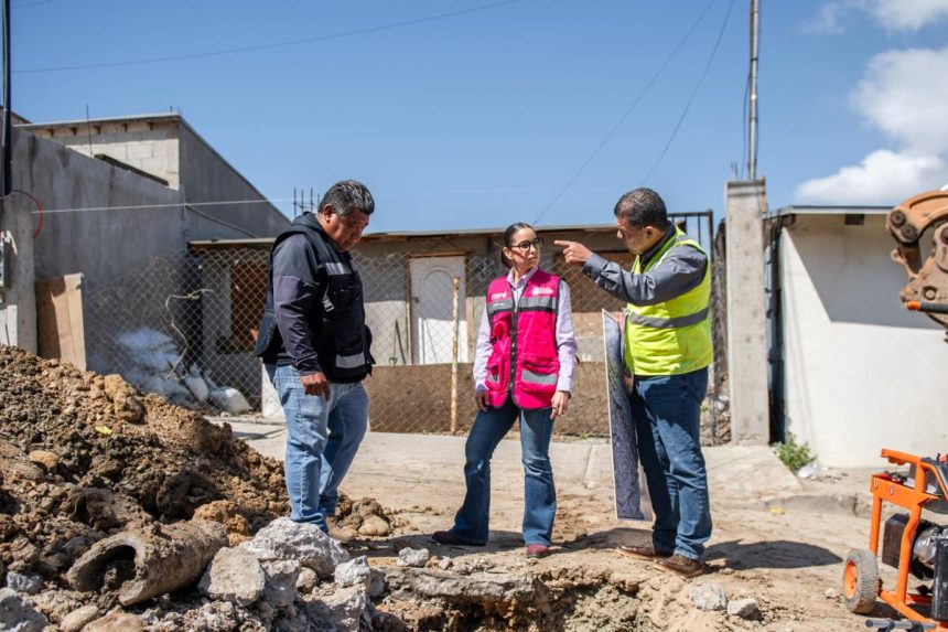 Atiende CESPT redes sanitarias antiguas en la Francisco Villa
