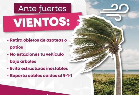 Fuertes vientos y oleaje elevado afectarán Baja California este fin de semana