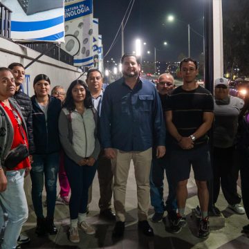 Recorre Ismael Burgueño Sendero Seguro en Parque Morelos