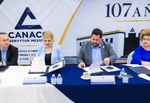Fiscalía y CANACO Mexicali firman convenio para reforzar seguridad en yonkes