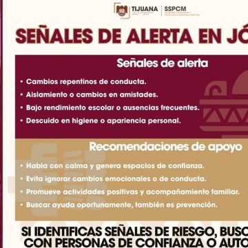 1 Exhorta SSPCM a detectar señales de alerta en jóvenes