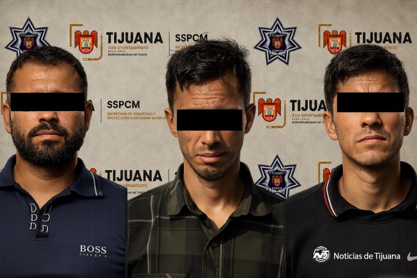 Aseguran a tres hombres con más de 100 envoltorios