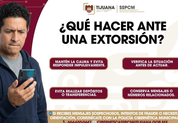 Exhorta SSPCM a prevenir extorsiones telefónicas y fraudes digitales