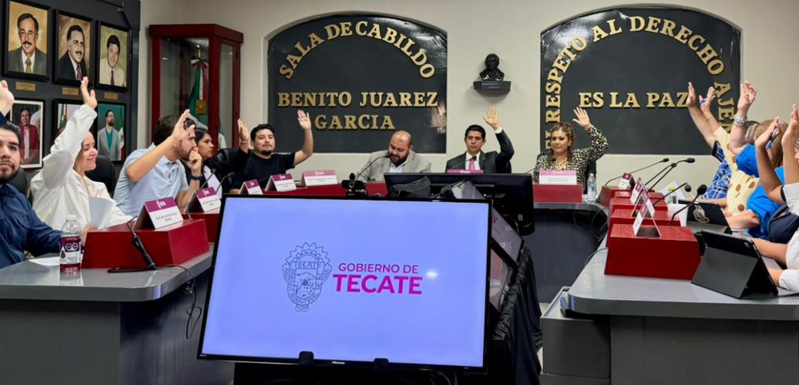 Cabildo de Tecate aprueba obras, luminarias y proyectos para transformar colonias