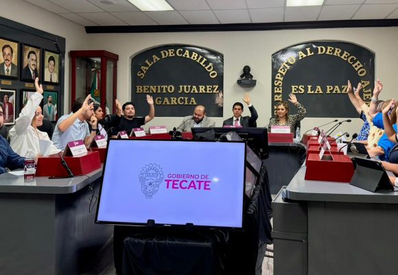 Cabildo de Tecate aprueba obras, luminarias y proyectos para transformar colonias