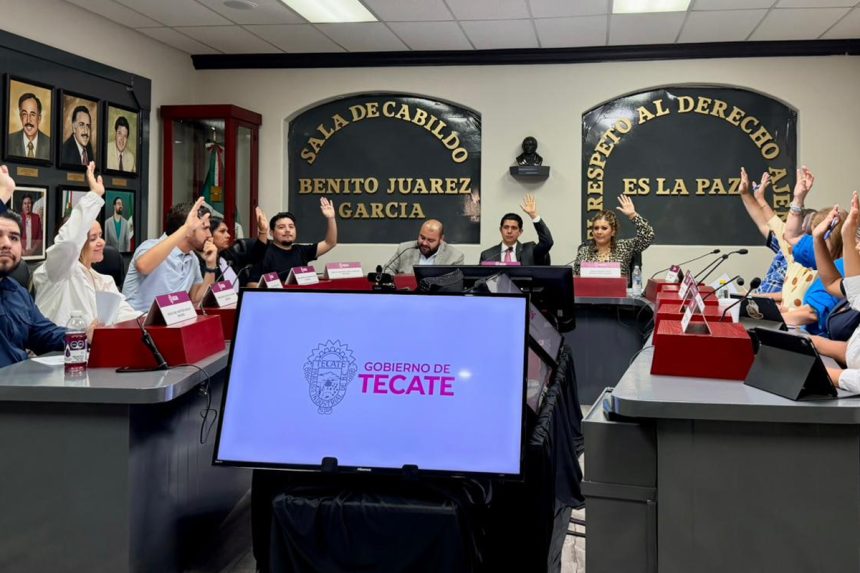 1 Cabildo de Tecate aprueba obras en colonias