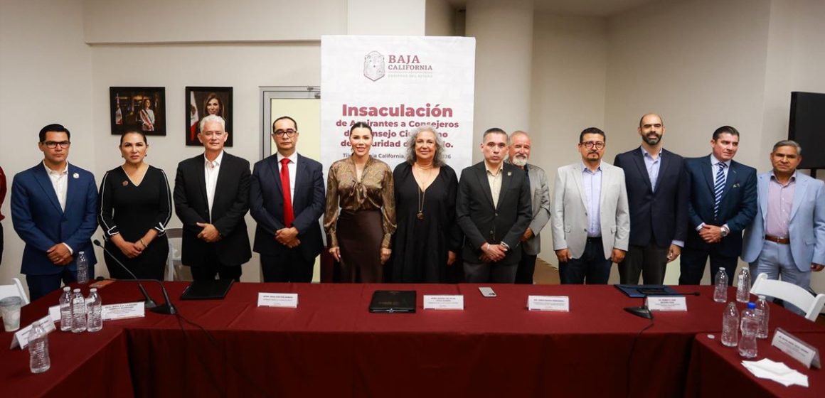 1 Marina del Pilar toma protesta a nuevos integrantes del Consejo Ciudadano de Seguridad en BC